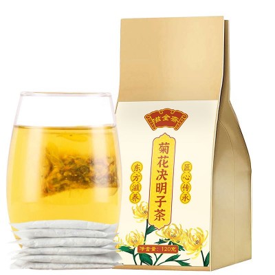 菊花决明子茶 金银花菊花枸杞茶花草袋泡茶组合茶养生茶批发代发