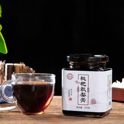 遇草记枇杷膏 枇杷秋梨膏300g 膏滋 厂家 OEM贴牌秋梨膏招代理图2