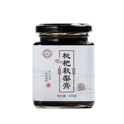 遇草记枇杷膏 枇杷秋梨膏300g 膏滋 厂家 OEM贴牌秋梨膏招代理图5