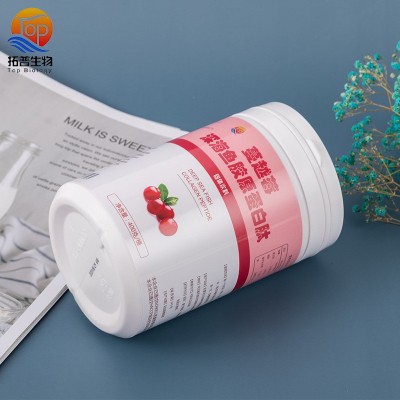 厂家供应 蔓越莓深海鱼胶原蛋白肽 400g固体饮料小分子胶原蛋白粉图2