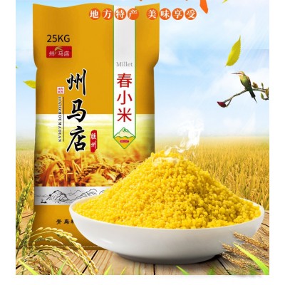2.5kg州马店胶州小米五谷杂粮黄小米早餐熬粥月子宝宝辅食小米图3