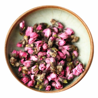 桃花500g50g 桃花 山东天然桃花蕾 手工精选 另售玫瑰花茶图5