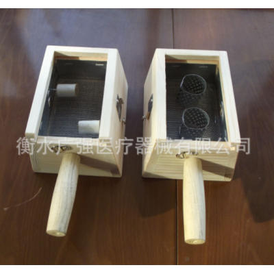 批发实木艾灸盒木制随身灸 督脉分体全身熏灸盒家庭式艾条箱图4