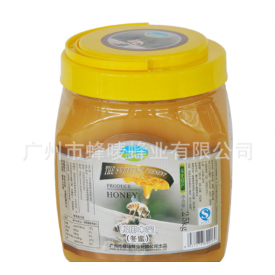 中蜂蜂蜜批发 高山鸭脚木冬蜜2500g 结晶蜜厂家直销 可OEM贴牌图2