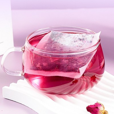 批发黑枸杞桑葚玫瑰茶 三角包茶包女神茶袋泡茶 黑枸杞玫瑰花茶图3