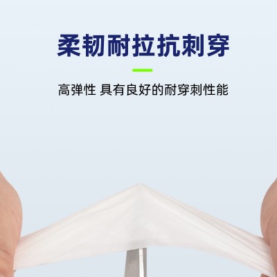 工厂一次性乳胶手套批发无粉高弹橡胶检查手套食品级乳胶手套家用图2