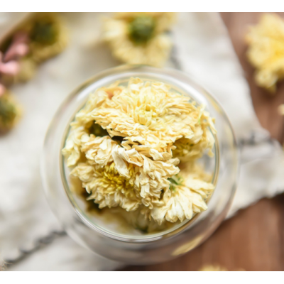菊花茶杭白菊桐乡特级正宗杭菊杭州白菊花茶贡菊黄菊图5