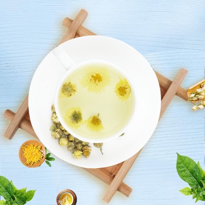 佳右胎菊花茶100克罐装花草茶厂家可花茶胎菊茶批发图2