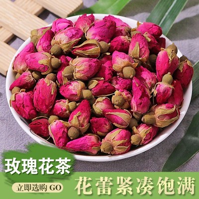 玫瑰花茶散装 山东平阴玫瑰干玫瑰花/重瓣红玫瑰云南玫瑰厂家批发图2