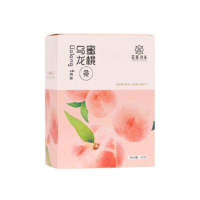花草月禾蜜桃乌龙茶现货批发绿茶组合水果盒装冷泡茶一件代发图5