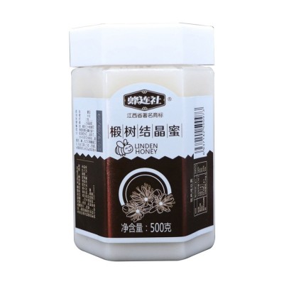 蜂蜜椴树结晶雪蜜500g瓶装椴树蜜厂家直供蜂蜜批发散装蜂蜜花蜜图4