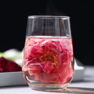 墨红玫瑰花茶烤干花云南冻干墨红玫瑰花冠茶平阴食用干玫瑰基地批图4