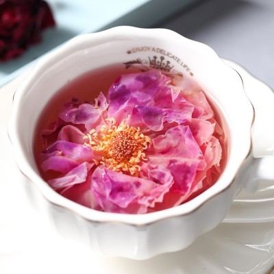 墨红玫瑰花茶烤干花云南冻干墨红玫瑰花冠茶平阴食用干玫瑰基地批图3