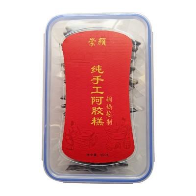 批发特产手工阿胶糕阿胶驴胶块片手工制作阿胶糕盒装500g图5