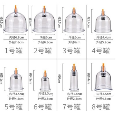 康祝拔罐器 抽气式拨罐非玻璃拔火罐气罐真空拔罐器6 12 24罐单罐图3