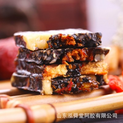 山东阿胶糕500克阿胶膏阿胶固元膏阿娇即食阿胶糕东平郡红枣枸杞图3