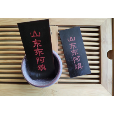 福牌阿胶块250g 山东东阿镇 铁盒装块片福牌阿胶批发 2022年图5