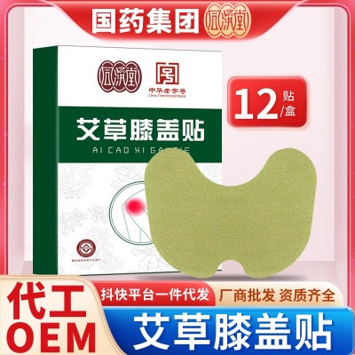 国药集团同济堂艾草膝盖贴 12贴盒装艾叶自发热热敷温灸艾灸贴图5