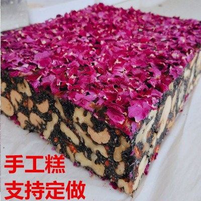 新品东阿驴皮阿胶糕手工散装 即食阿胶固元糕 纯手工阿胶膏贴牌图2