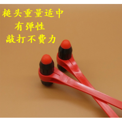 火柴棒医生红棒 硅胶保健槌按摩棒穴位经络敲打锤保健痛点 拍打拍图3
