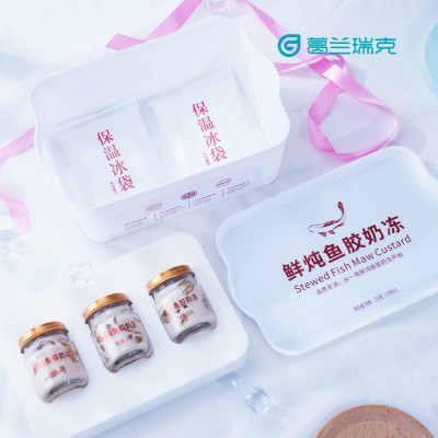 牛奶花胶即食花胶奶冻厂家滋补广式甜品鱼胶罐头轻食代餐鲜炖鱼胶图4