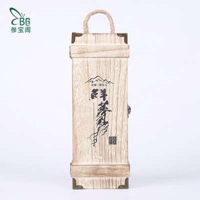 吉林产地货源鲜人参泡酒煲汤参各种规格参宝阁厂家批发带土 鲜参图4