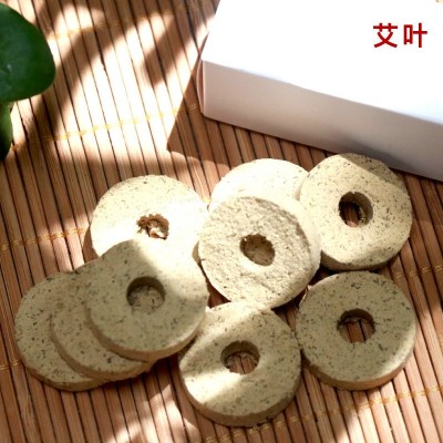 批发揉腹仪专用艾饼家用陈年艾叶艾草饼随身泡脚浴饼熏蒸仪圆形绒图4