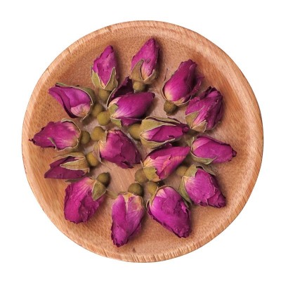 厂家批发兰州苦水小玫瑰散装1000g 新货低温紫玫瑰干花图2