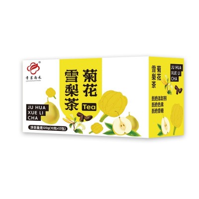 盒装菊花雪梨茶三角包代用茶菊花茶胎菊茶金银花桂花枸杞组合茶图4