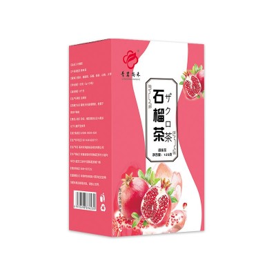 石榴茶独立茶包便携冲泡水果茶 无蔗糖女生嫩肤果味茶现货批发图5