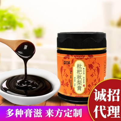 枇杷秋梨膏滋 纯梨膏糖条状便携瓶装砀山冰糖雪梨子化橘红OEM代工