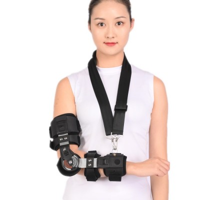 肘部位固定支具肘腕部上肢手臂吊带卡盘可调肩肘部关节护具图2