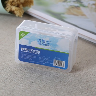 齿博士厂家直销批发弓形牙线棒超细剔牙线安全盒装50支装牙签定制图5