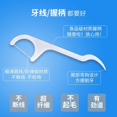 齿博士50支盒装牙线棒 200盒/箱 5箱及以上可提要求图2