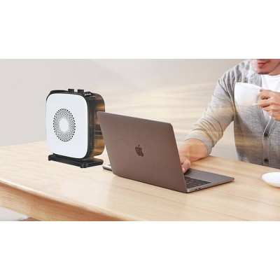 美的 Midea NTY18-19C1电暖器烤火炉暖风机迷你取暖器办公室 倾倒断电 迷你易携 过热保