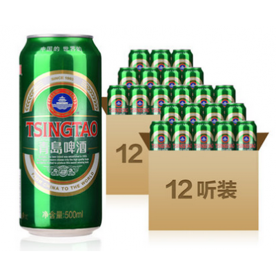 青岛山水啤酒 ** ，厂家**）图1