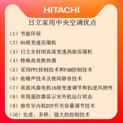 日立中央空调 EX-PRO系列 室外机RAS-125HRN5Q