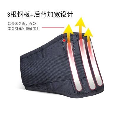 批发秋冬托玛琳自发热护腰带保暖磁石腰托男女腰间盘护腰发热腰带图2