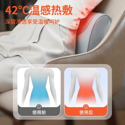 跨境颈椎按摩枕头电动肩颈按摩器腿腰部按摩仪车载家用靠垫代批发图3