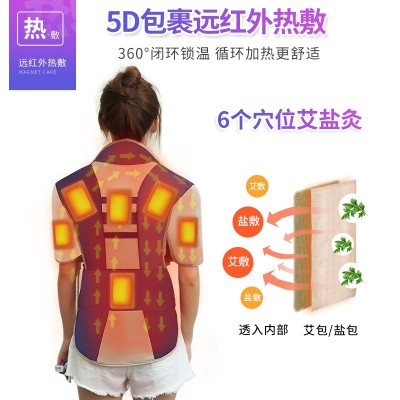 按摩器加热颈部腰部背部肩部振动家用全自动多功能颈肩按摩披肩图2