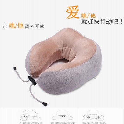 U型按摩枕旅行颈椎按摩器新款多功能电动护颈枕头充电揉捏颈椎枕图3