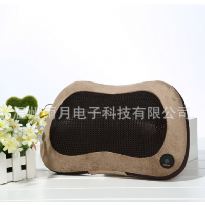 颈椎按摩器颈部腰部腿部肩部背部车载家用电动发热按摩枕图3