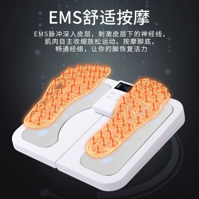 定制足疗机电子脉冲足疗仪 新款便携折叠EMS脚底部按摩器跨境批发图2