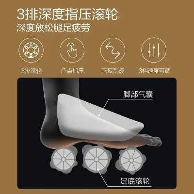 荣泰(ROTAI)按摩椅RT6910S家用全身3D筋膜椅多功能按摩沙发太空舱图4