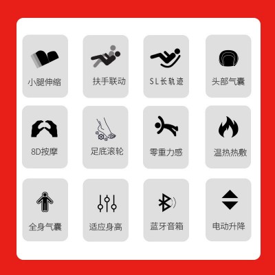产地直供礼品按摩椅 家用全身多功能太空舱全自动揉捏按摩器图2