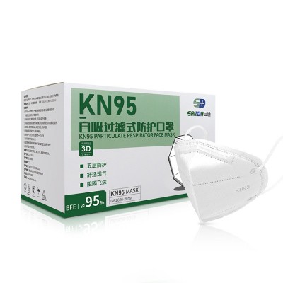 KN95防护口罩批发厂家五层高效过滤一次性口罩防尘防飞沫舒适透气图5