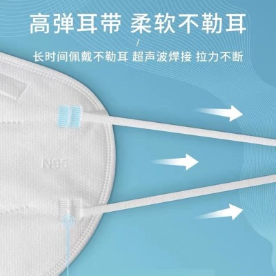 医用n95口罩独立包装一次性五层防护成人款医用级N95口罩批发包邮图4