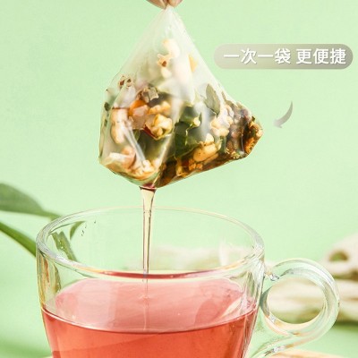 白芸豆冬瓜荷叶茶 白芸豆膳食纤维片断碳水饱腹少油抖音爆款图2