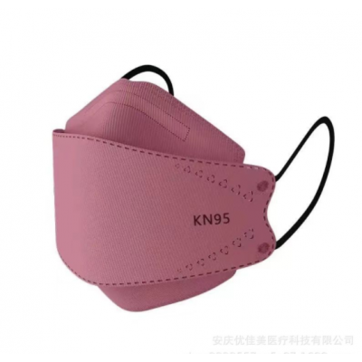 kn95口罩一次性3d立体新款时尚高颜值4层防护型成人kf94图3