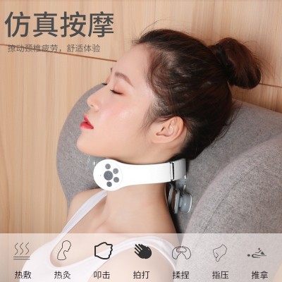 一件代发智能颈椎理疗按摩仪护颈仪颈椎仪热敷脉冲多功能按摩器图4